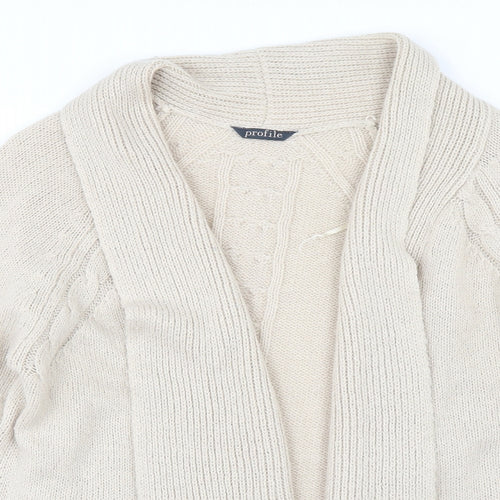 BHS Womens Beige   Cardigan Jumper Size 16