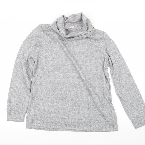 ESMARA Womens Grey   Pullover Jumper Size 14