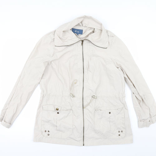 E-vie Womens Beige   Jacket  Size 12