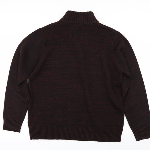 George Mens Red   Pullover Jumper Size L