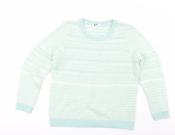 BHS Womens Green   Pullover Jumper Size 18