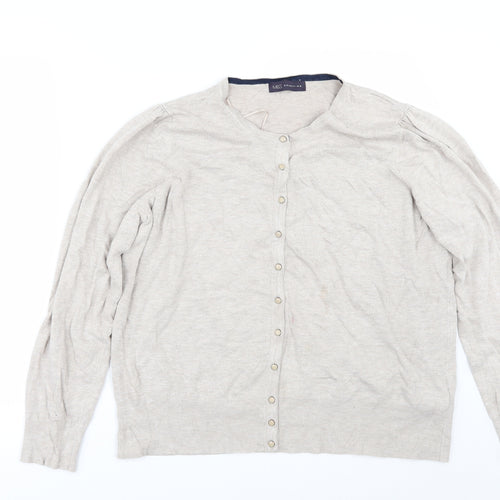 Marks and Spencer Womens Beige   Cape Jumper Size 20