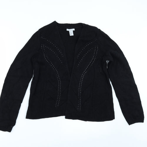 H&M Womens Black   Cardigan Jumper Size M