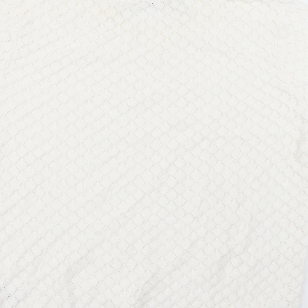 TU Womens White   Pullover Jumper Size 10