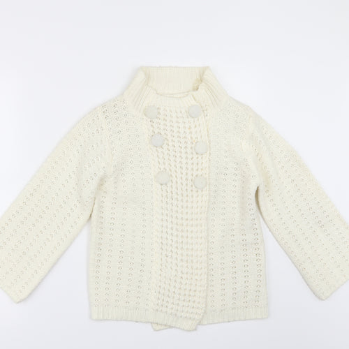Internacionale Womens Ivory   Cardigan Jumper Size 8