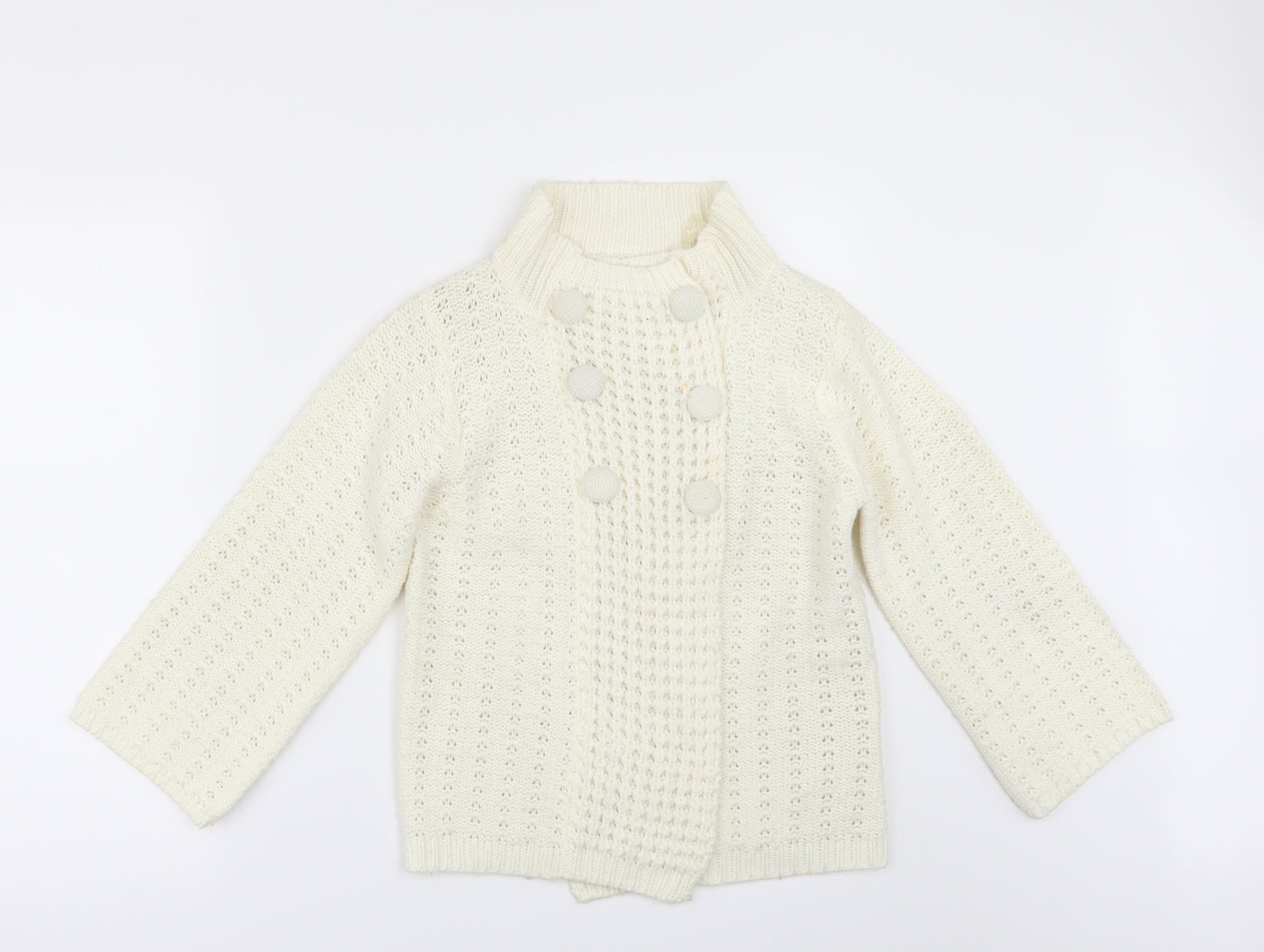 Internacionale Womens Ivory   Cardigan Jumper Size 8