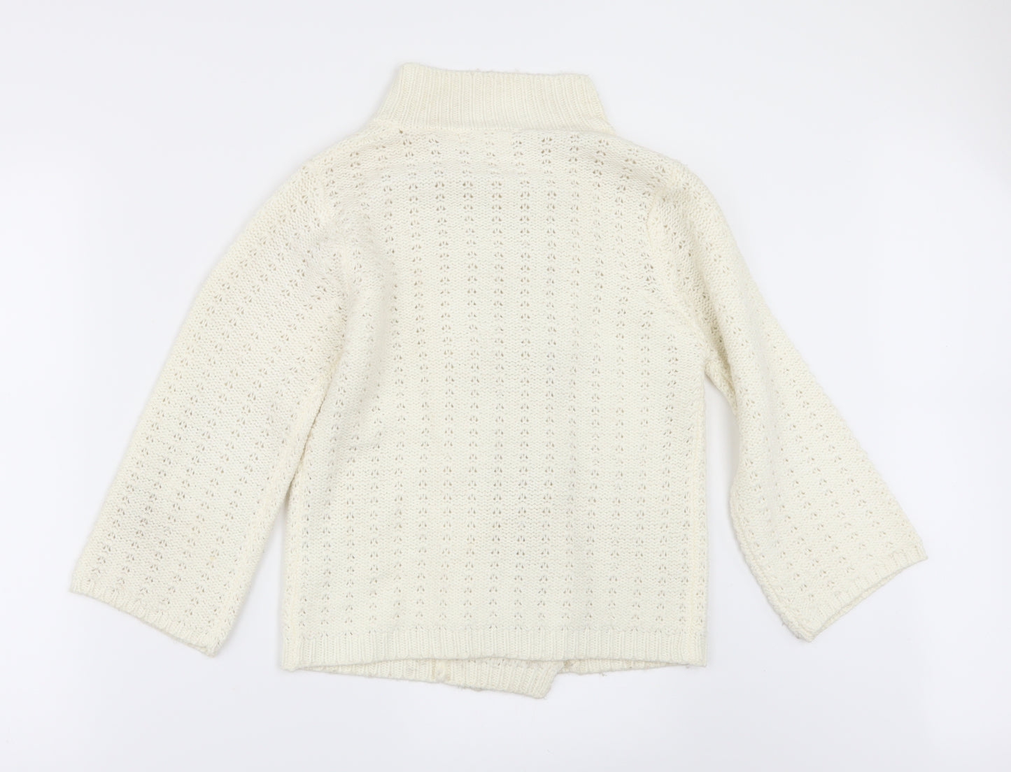 Internacionale Womens Ivory   Cardigan Jumper Size 8