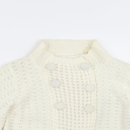 Internacionale Womens Ivory   Cardigan Jumper Size 8
