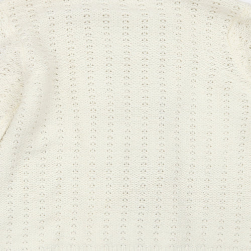 Internacionale Womens Ivory   Cardigan Jumper Size 8
