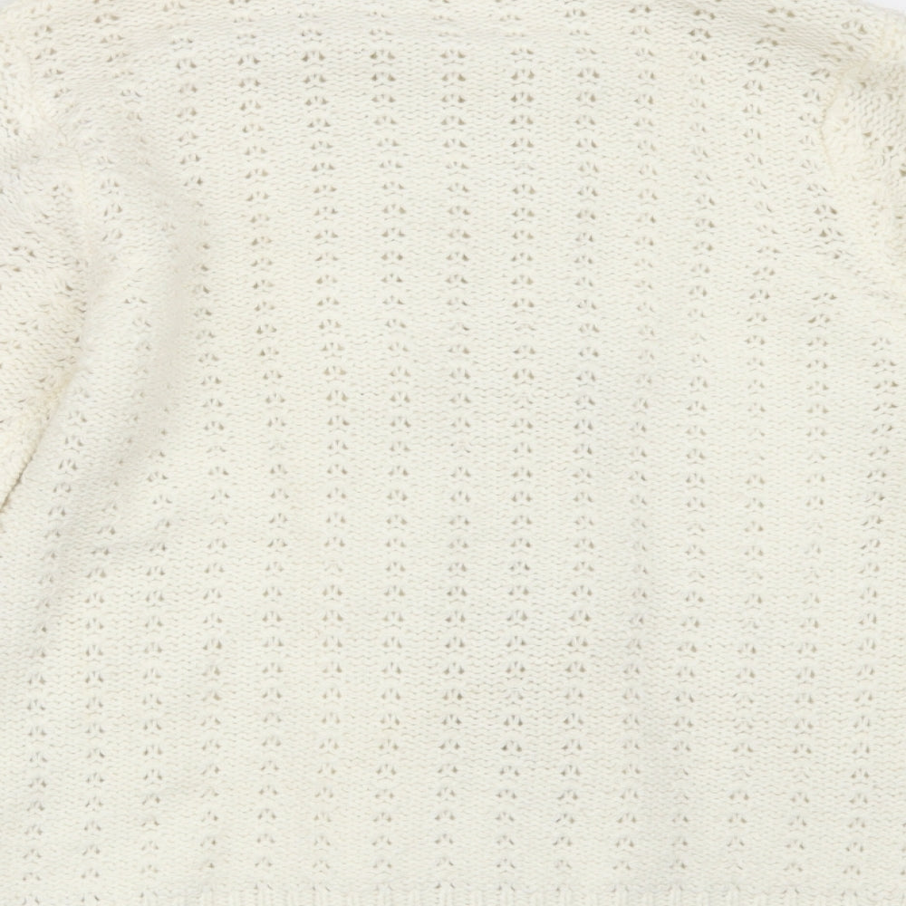 Internacionale Womens Ivory   Cardigan Jumper Size 8