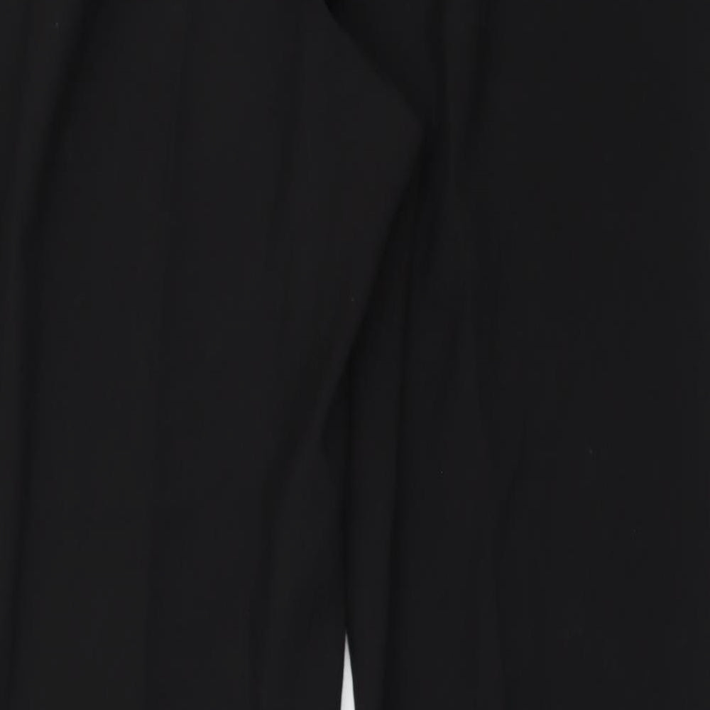 BM Womens Black   Trousers  Size 14 L29 in