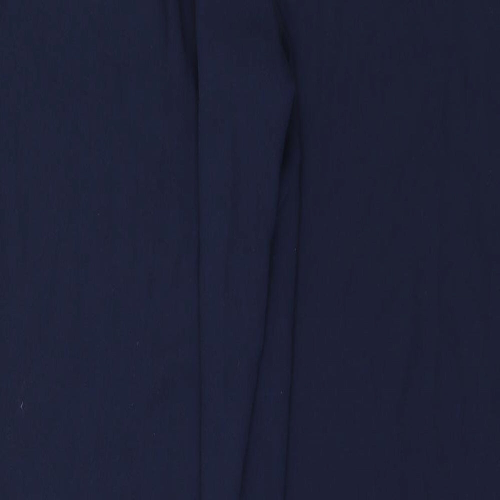 Jaeger Womens Blue   Trousers  Size 12 L30 in - WIDE LEG