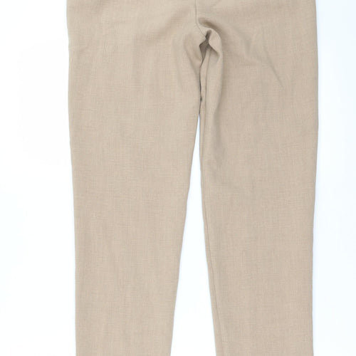 Marks and Spencer Womens Beige   Trousers  Size 8 L30 in
