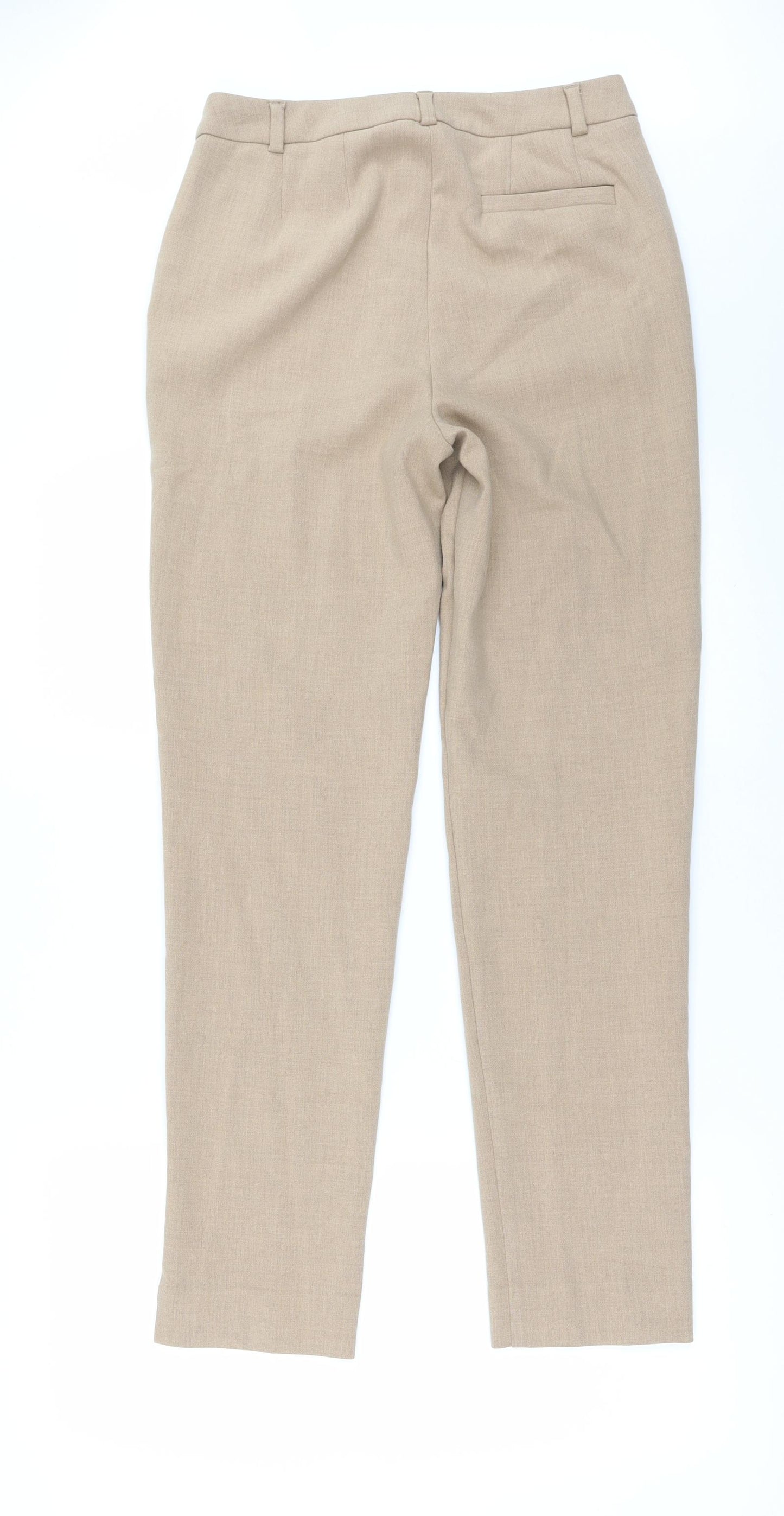 Marks and Spencer Womens Beige   Trousers  Size 8 L30 in