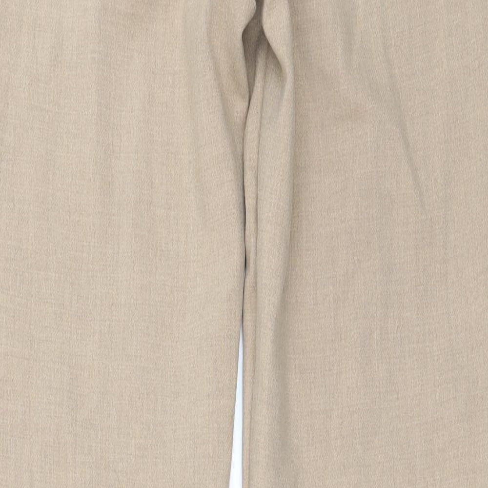 Marks and Spencer Womens Beige   Trousers  Size 8 L30 in