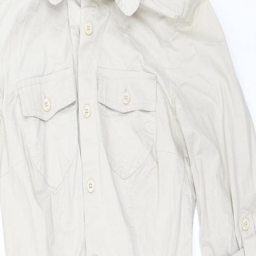 MNG collection Womens Beige   Shirt Dress  Size XS