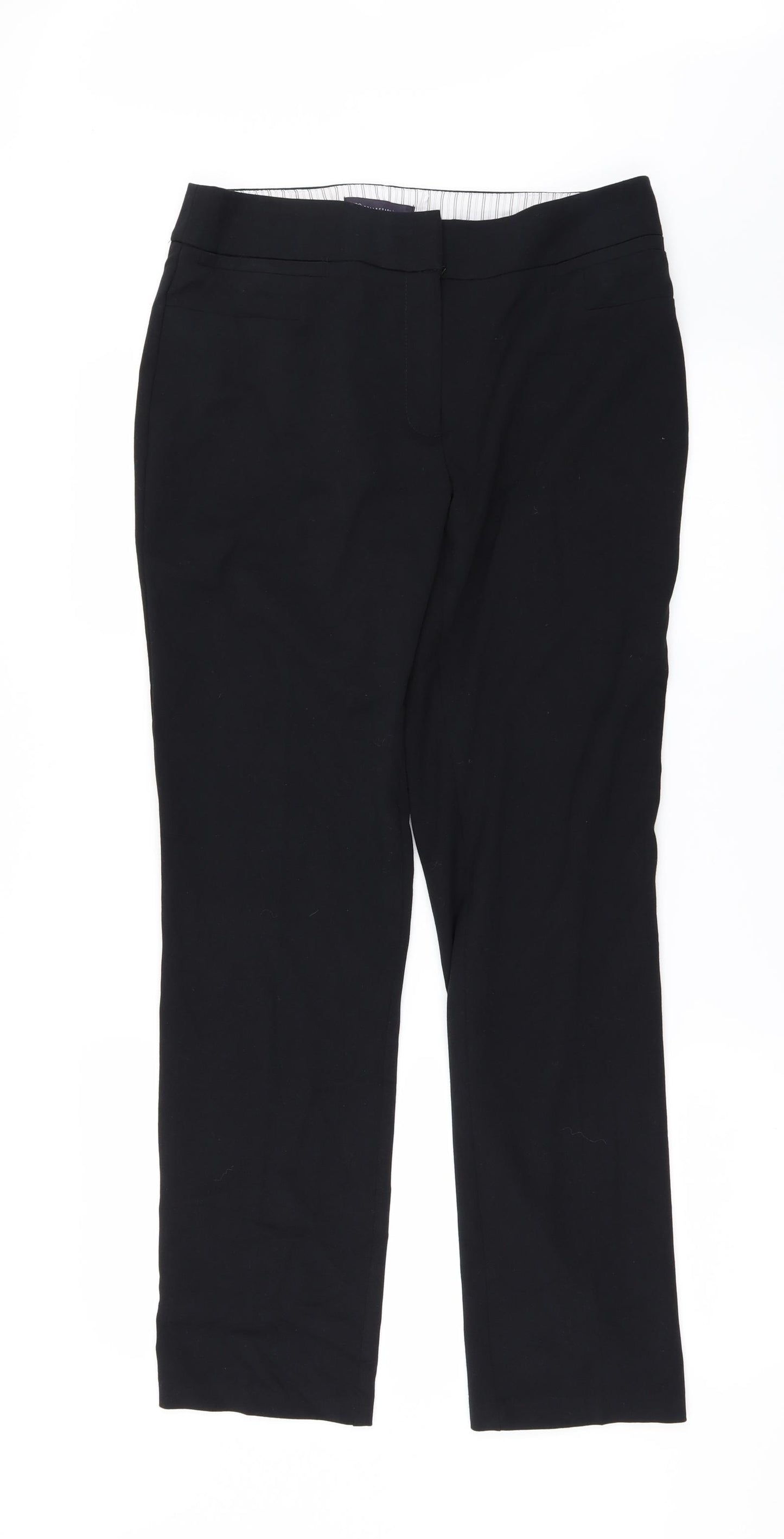 Marks and Spencer Womens Black   Trousers  Size 10 L30 in