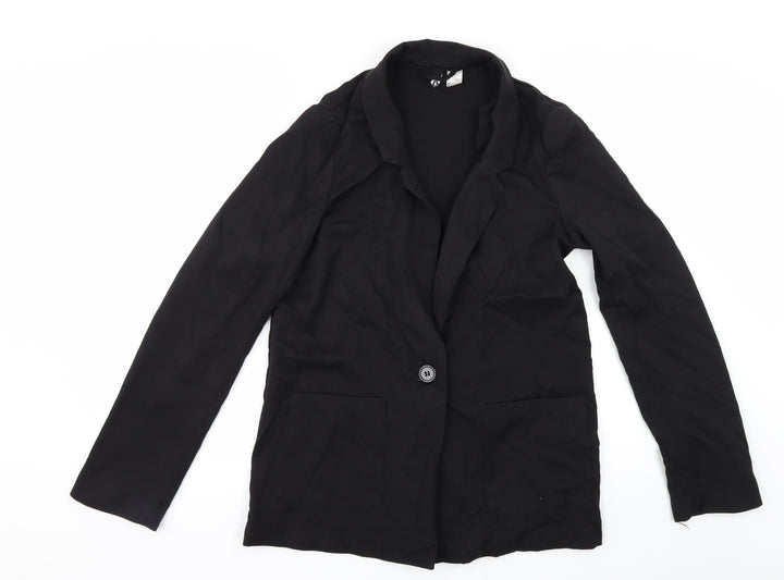 H&M Womens Black Jacket Size 10