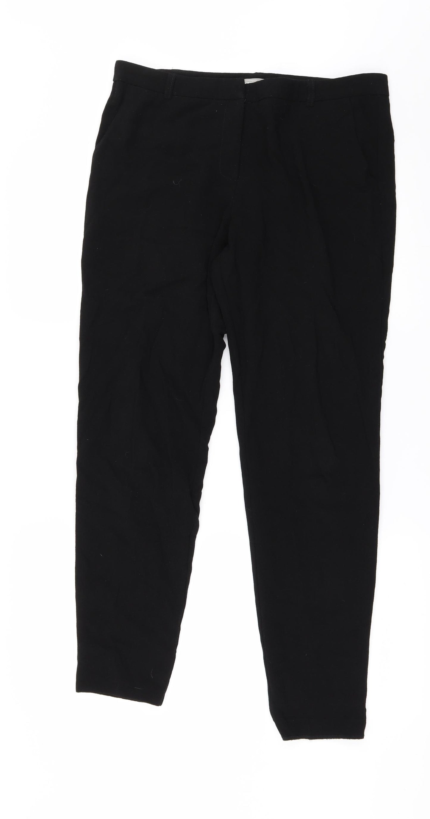 ASOS Womens Black   Trousers  Size 12 L27 in
