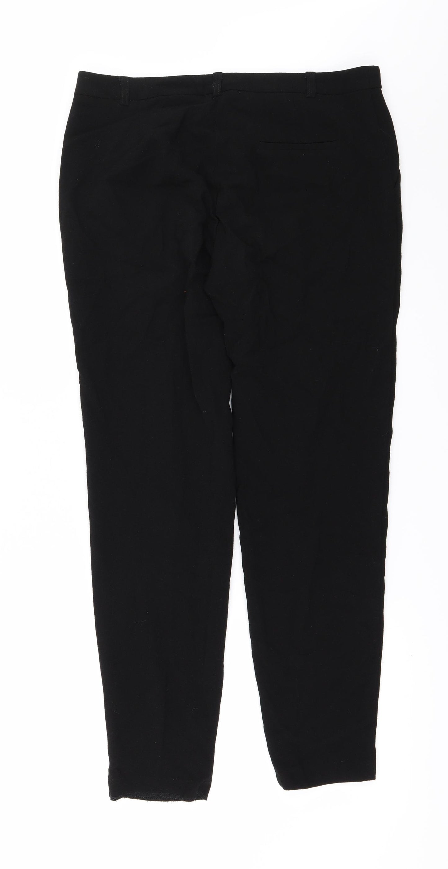 ASOS Womens Black   Trousers  Size 12 L27 in