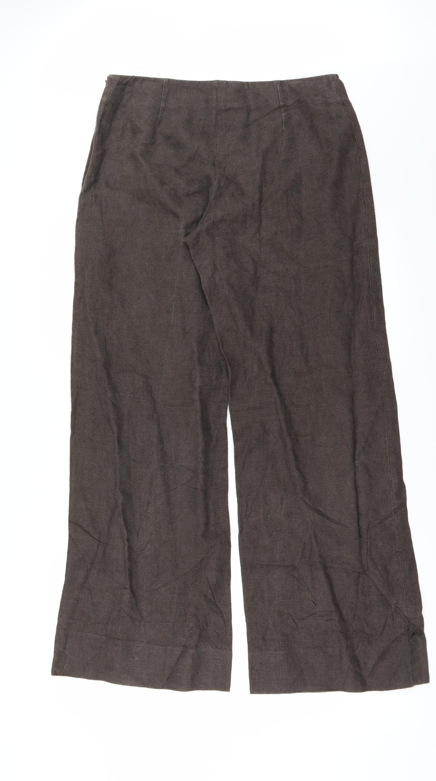 Hobbs Womens Brown   Trousers  Size 12 L31 in