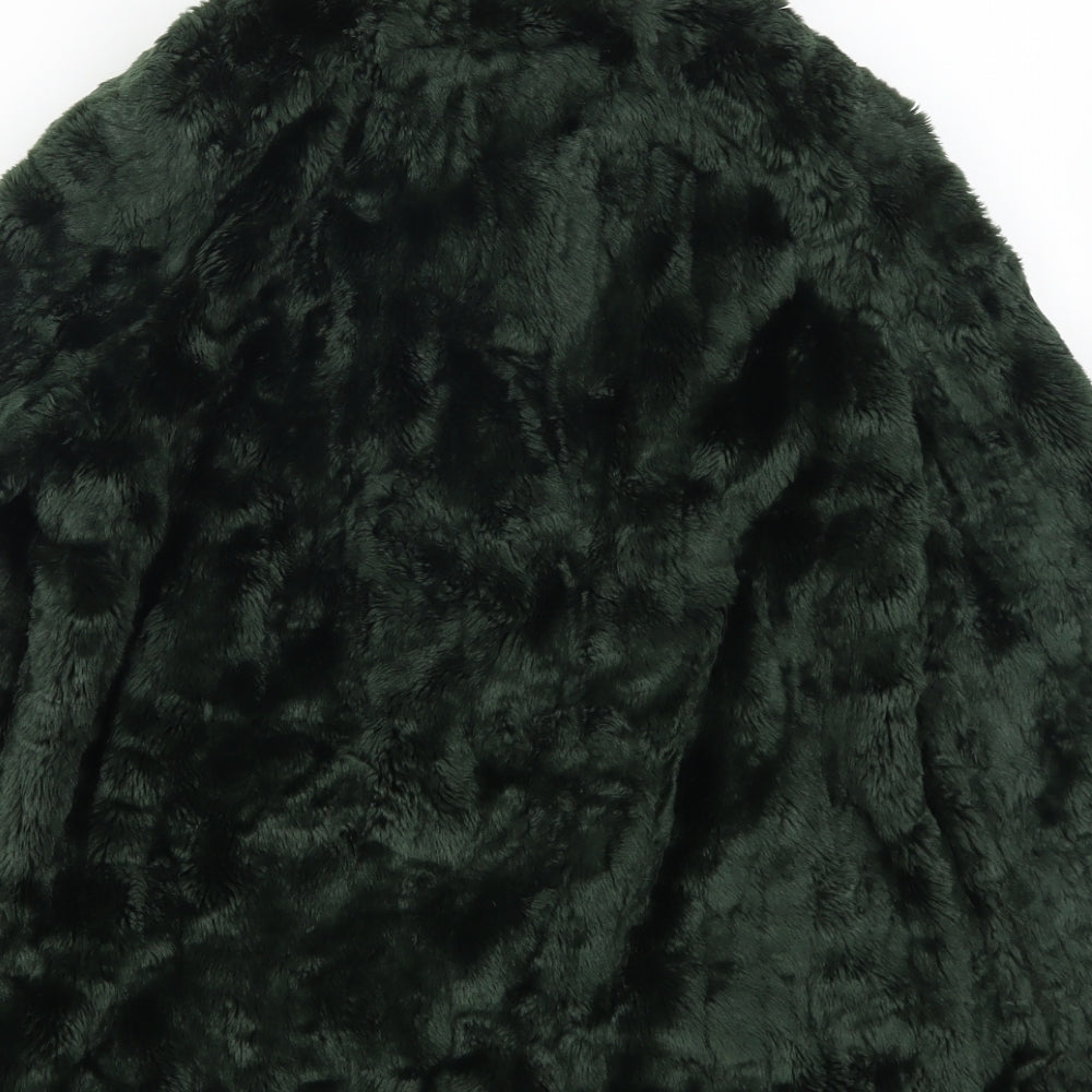 Topshop Womens Green   Overcoat Coat Size 8