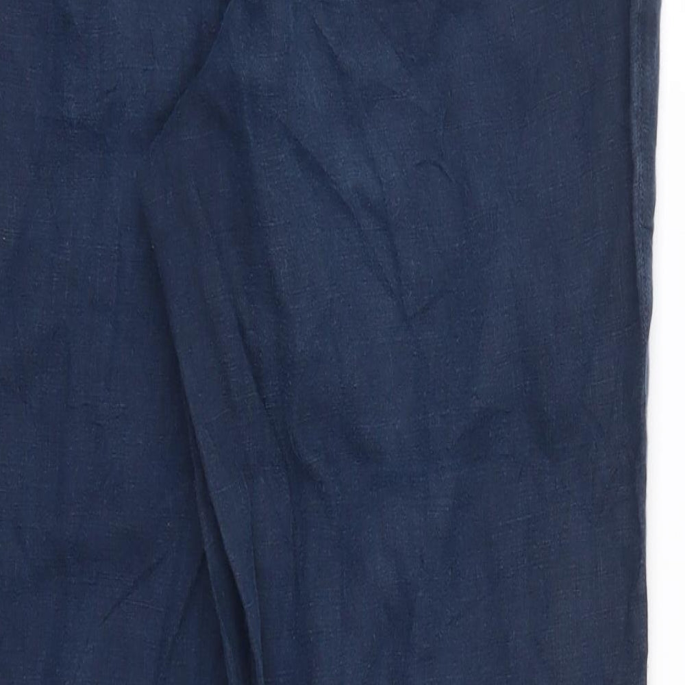 Monsoon Womens Blue   Trousers  Size 12 L29 in