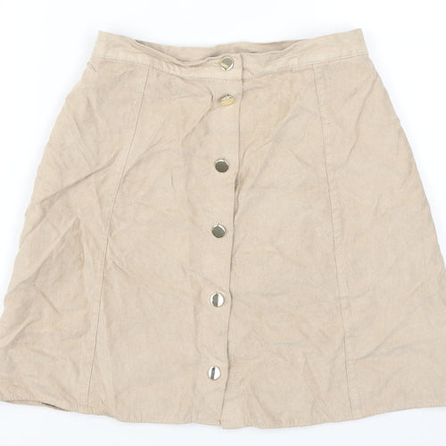 Atmosphere Womens Beige   A-Line Skirt Size 8