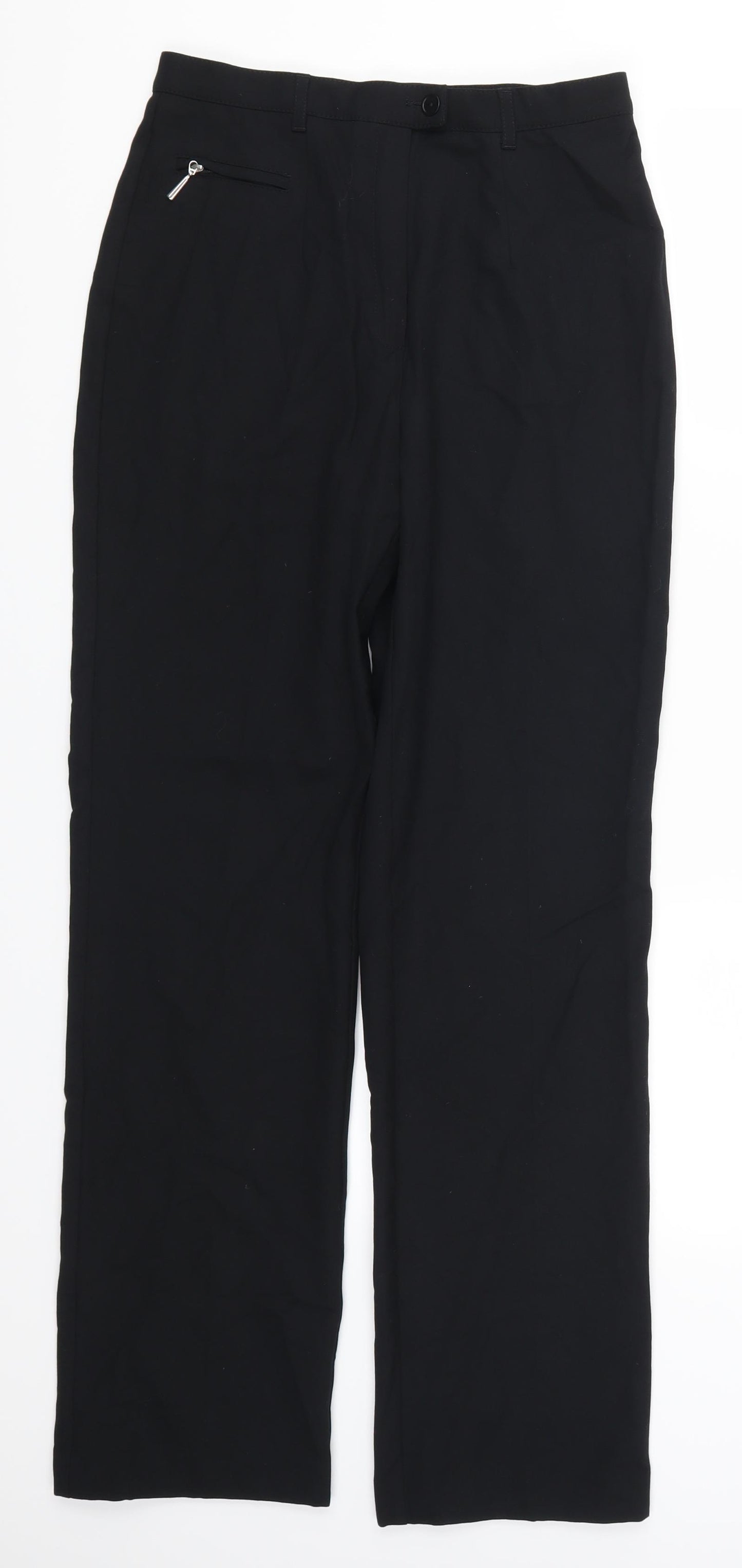 Marks and Spencer Womens Black   Trousers  Size 10 L29 in