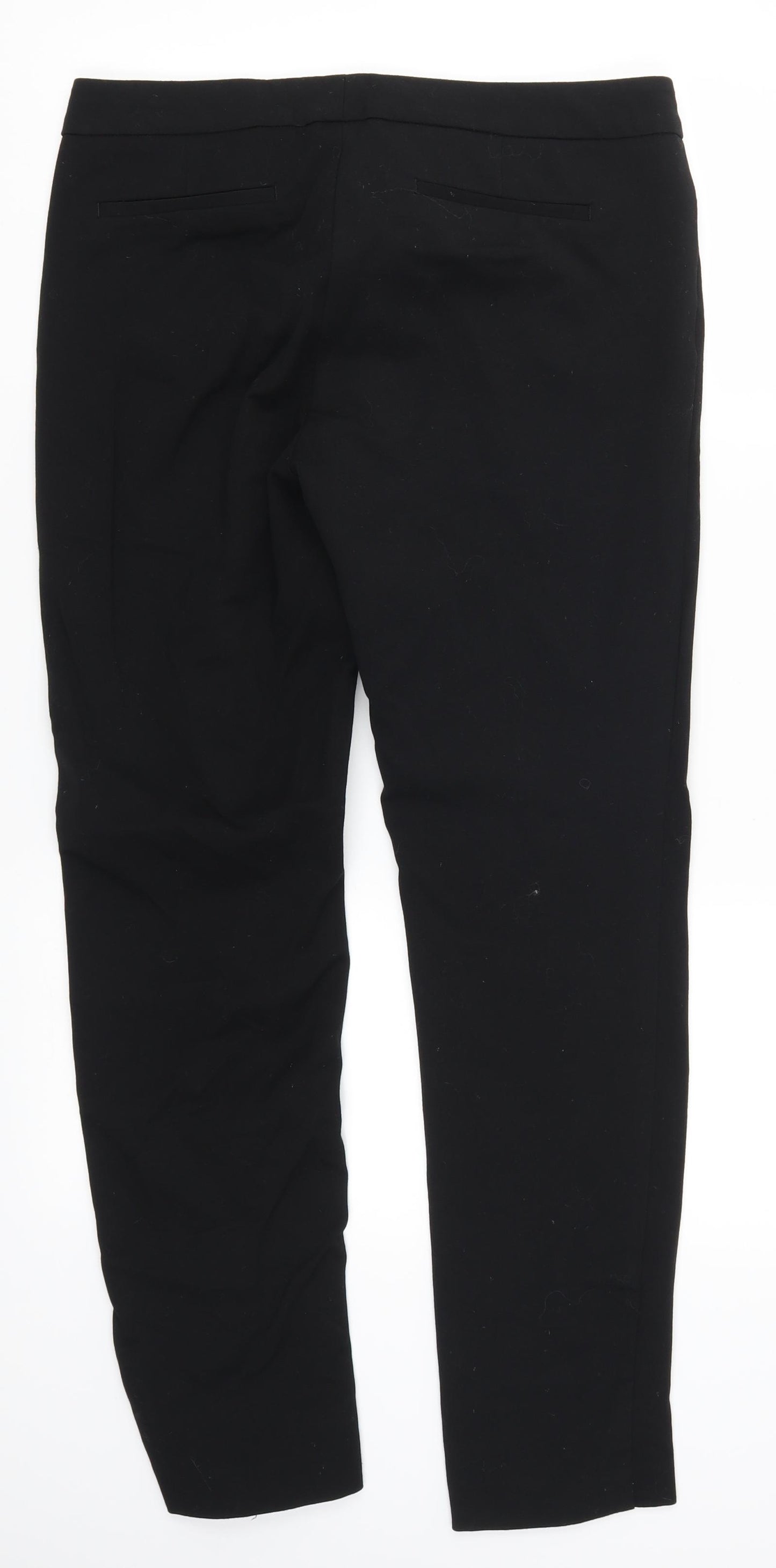 Ectu Womens Black   Trousers  Size 12 L28 in
