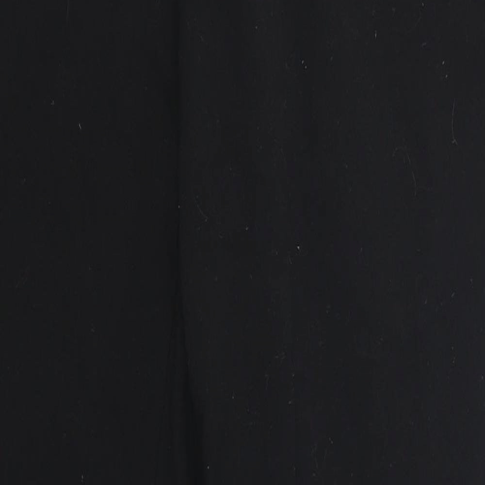Ectu Womens Black   Trousers  Size 12 L28 in