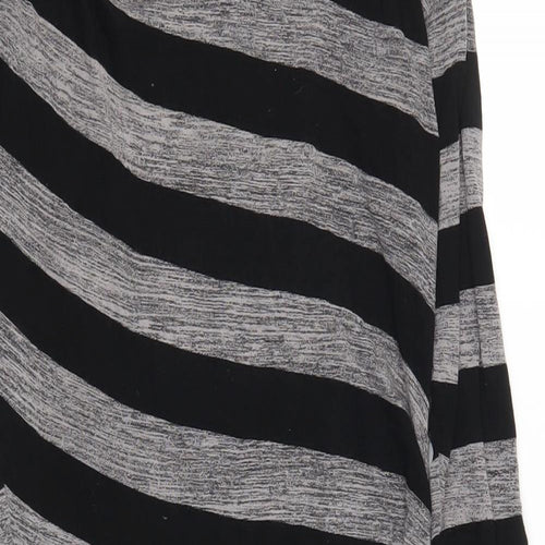 Linea Womens Grey Striped  Bodycon  Size 8
