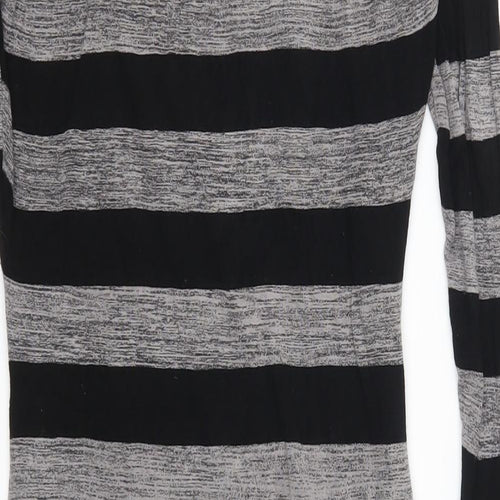 Linea Womens Grey Striped  Bodycon  Size 8