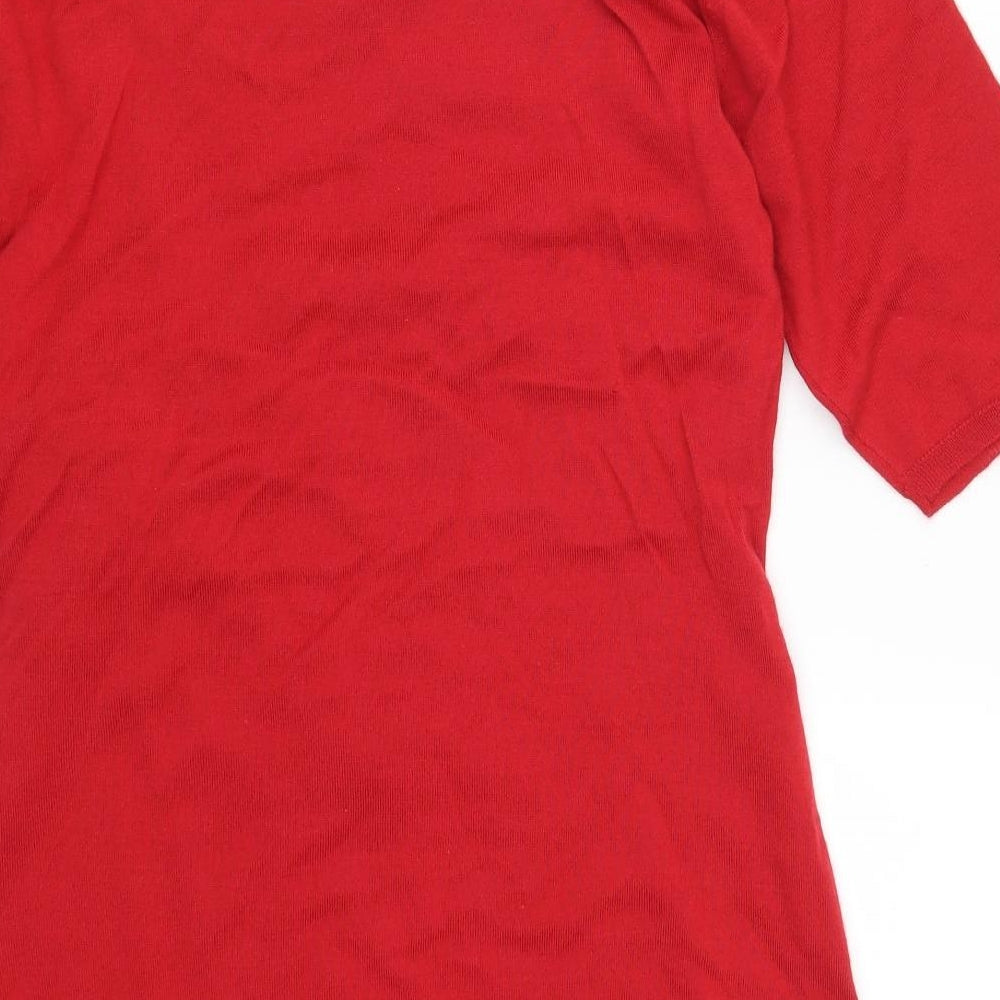 Phase Eight Womens Red   Jumper Dress  Size 18