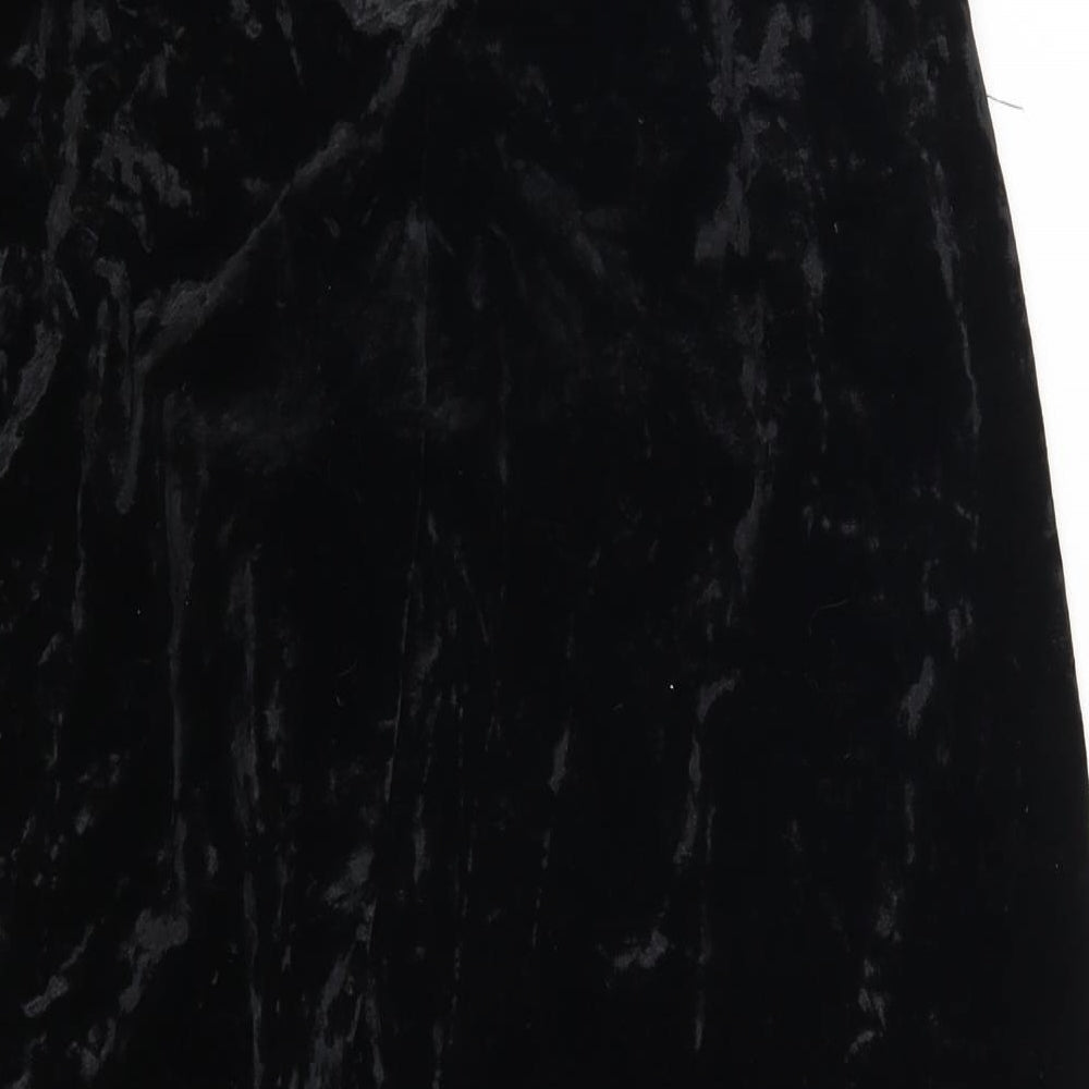 Light Before Dark Womens Black   Cropped Trousers Size M L22 in