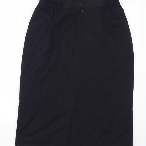 Preworn Womens Blue   Straight & Pencil Skirt Size 30 in