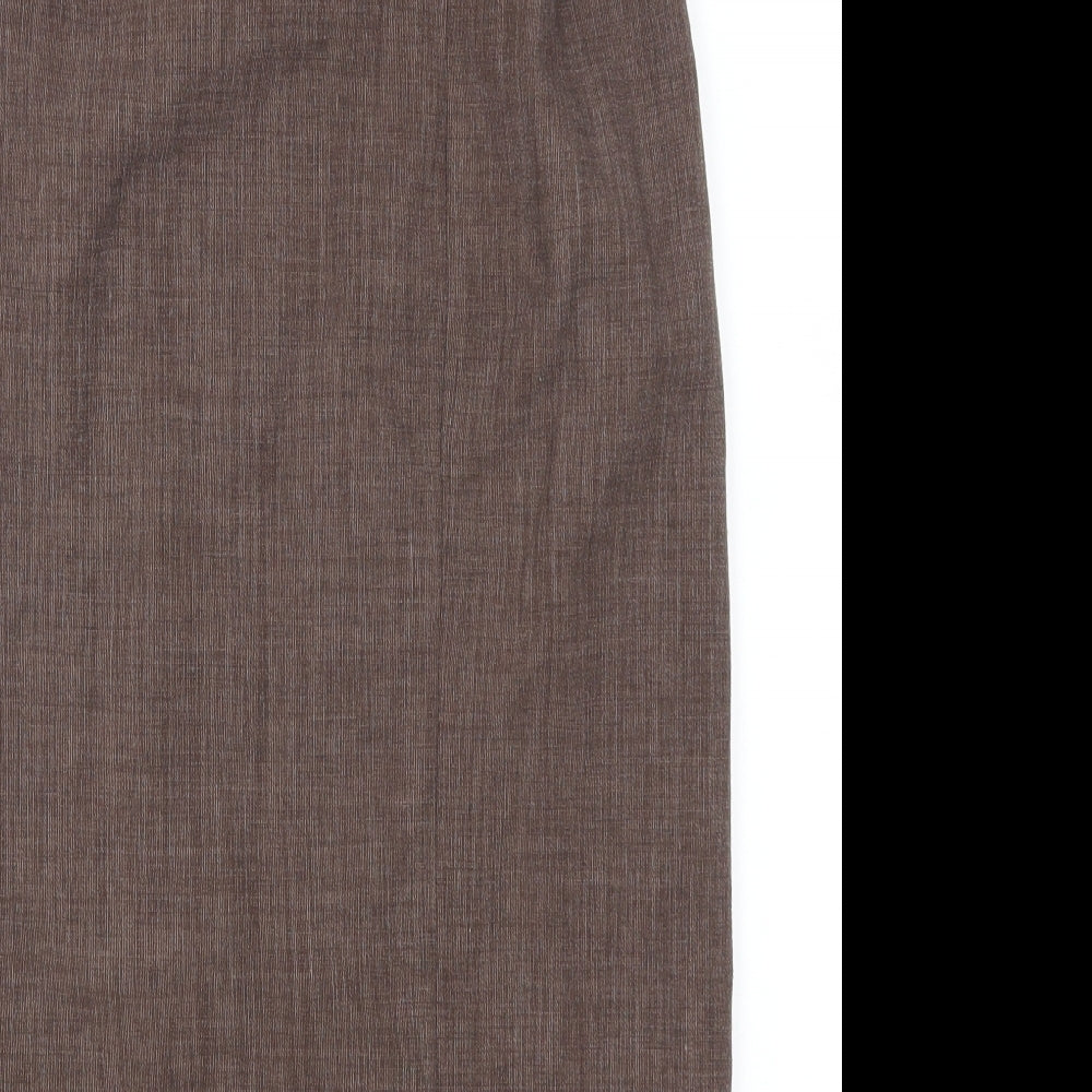 Alexon Womens Brown   Straight & Pencil Skirt Size 10