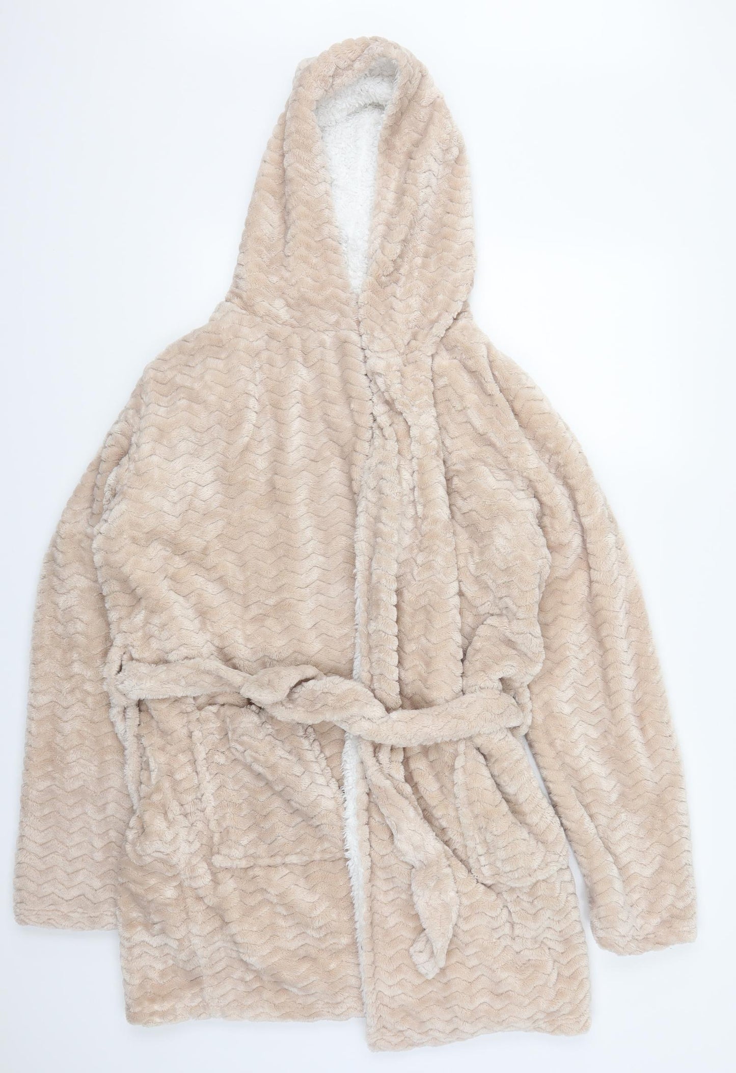 Topshop Womens Pink Solid  Kimono Robe Size M