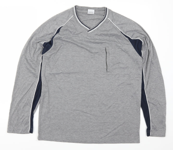 MMM Mens Grey Pullover Sweatshirt Size L
