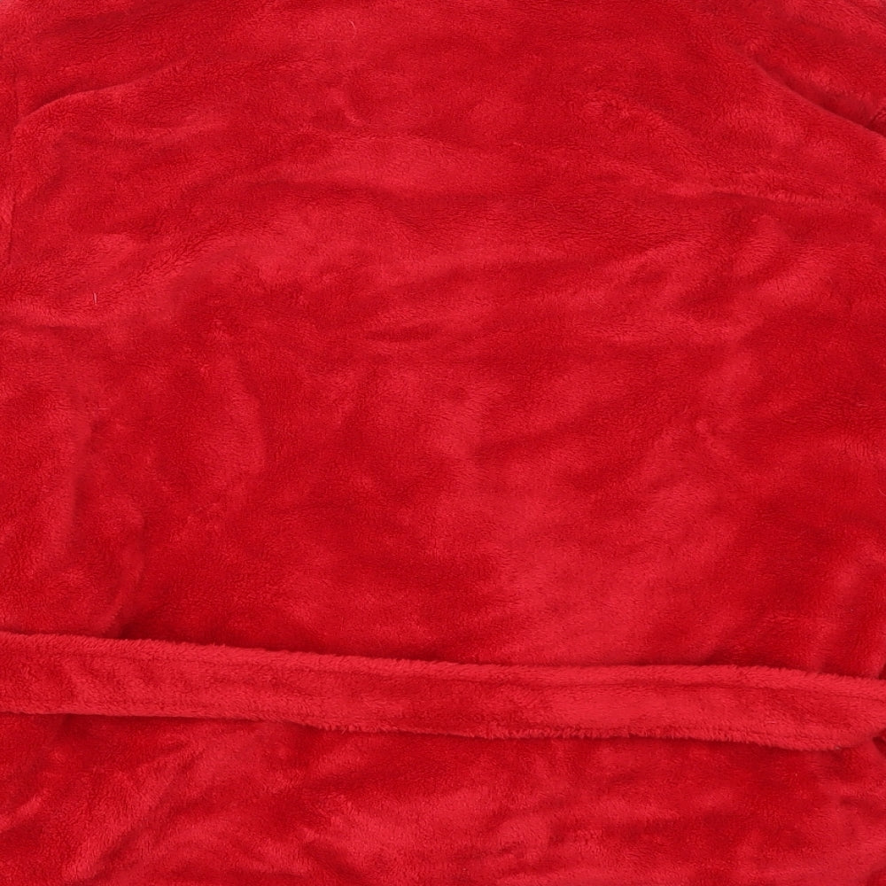 Marks and Spencer Womens Red Solid  Kimono Robe Size 12