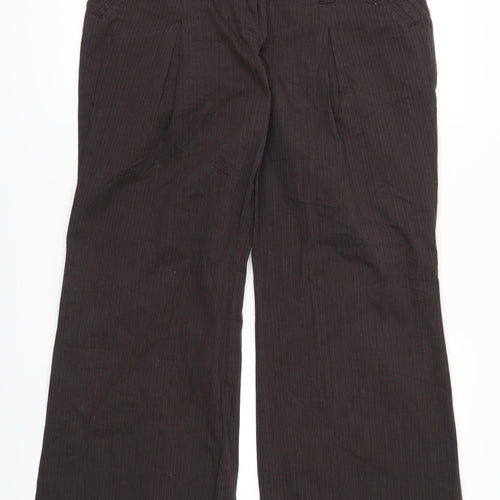 NEXT Womens Brown   Trousers  Size 14 L30 in