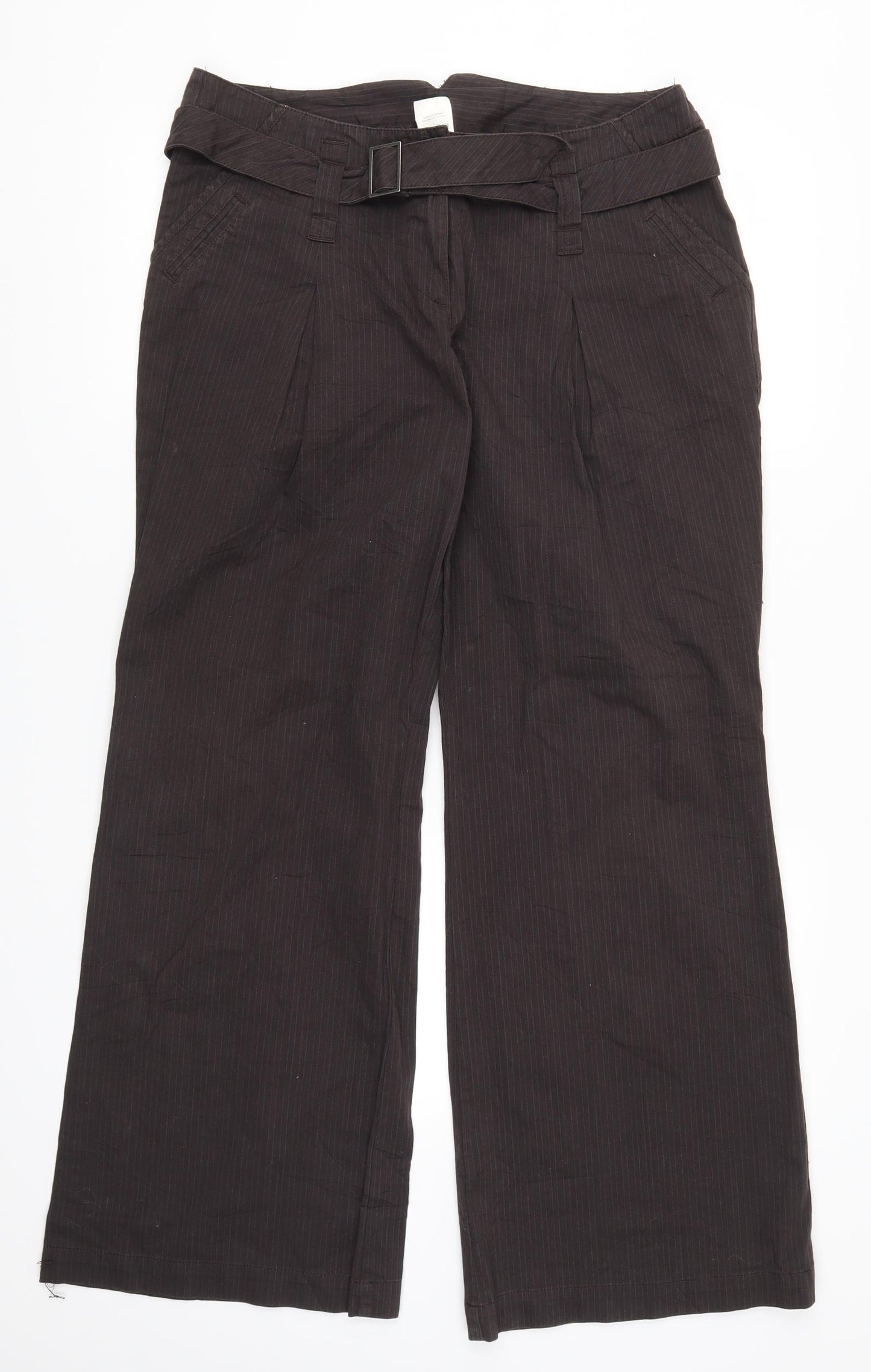 NEXT Womens Brown   Trousers  Size 14 L30 in