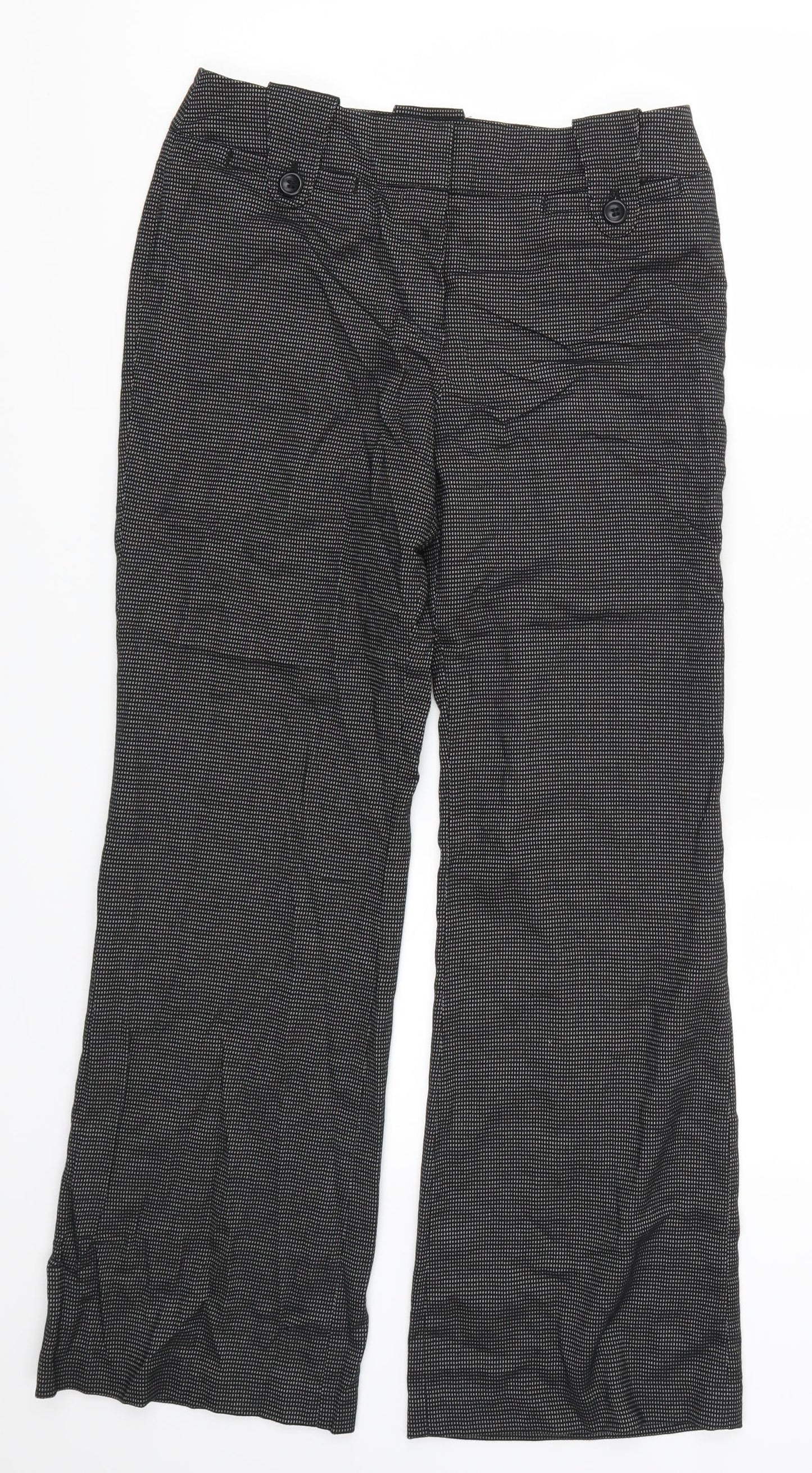 NEXT Womens Grey   Trousers  Size 8 L28 in
