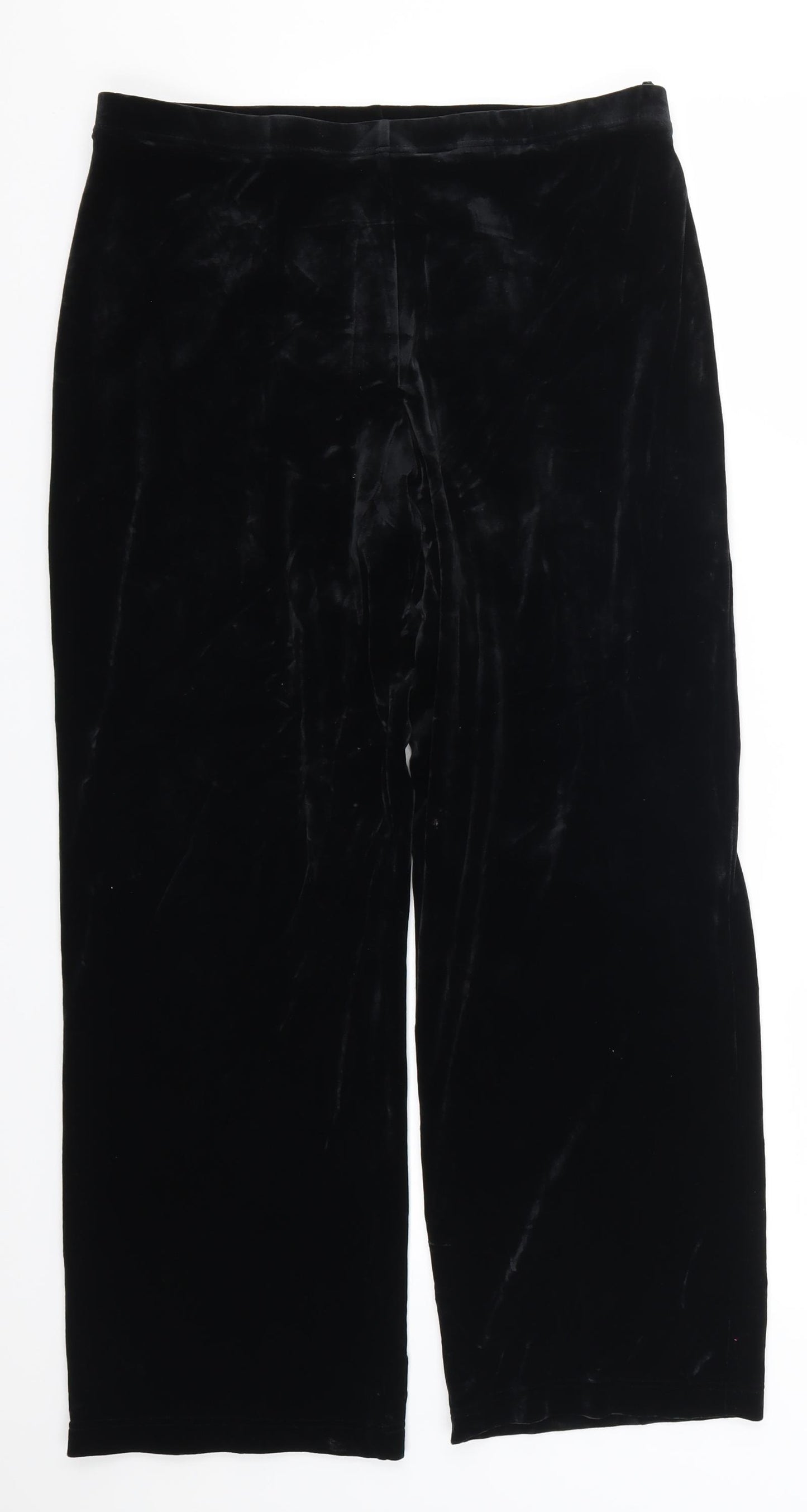Marks and Spencer Womens Black   Trousers  Size 16 L25 in