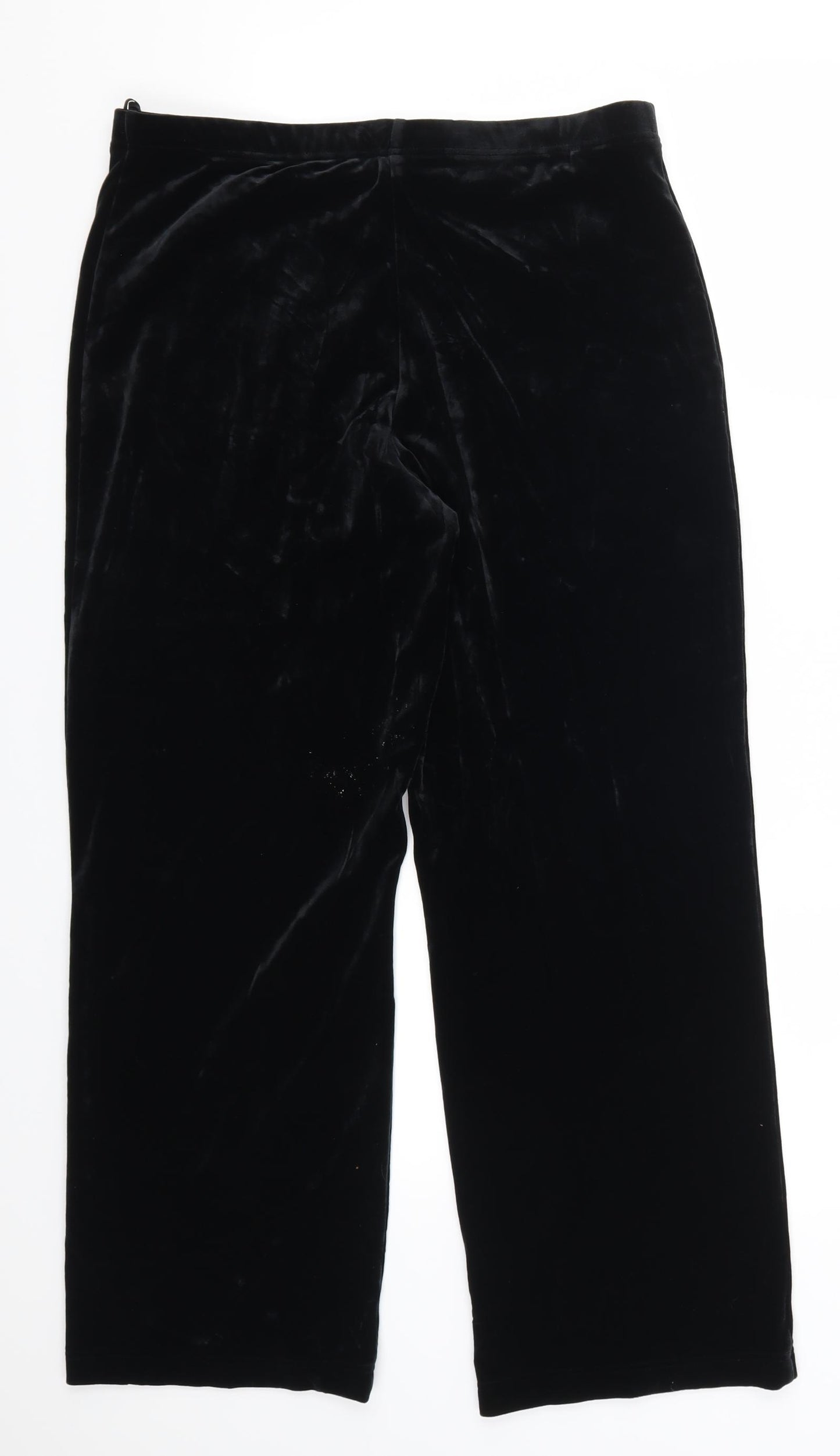 Marks and Spencer Womens Black   Trousers  Size 16 L25 in