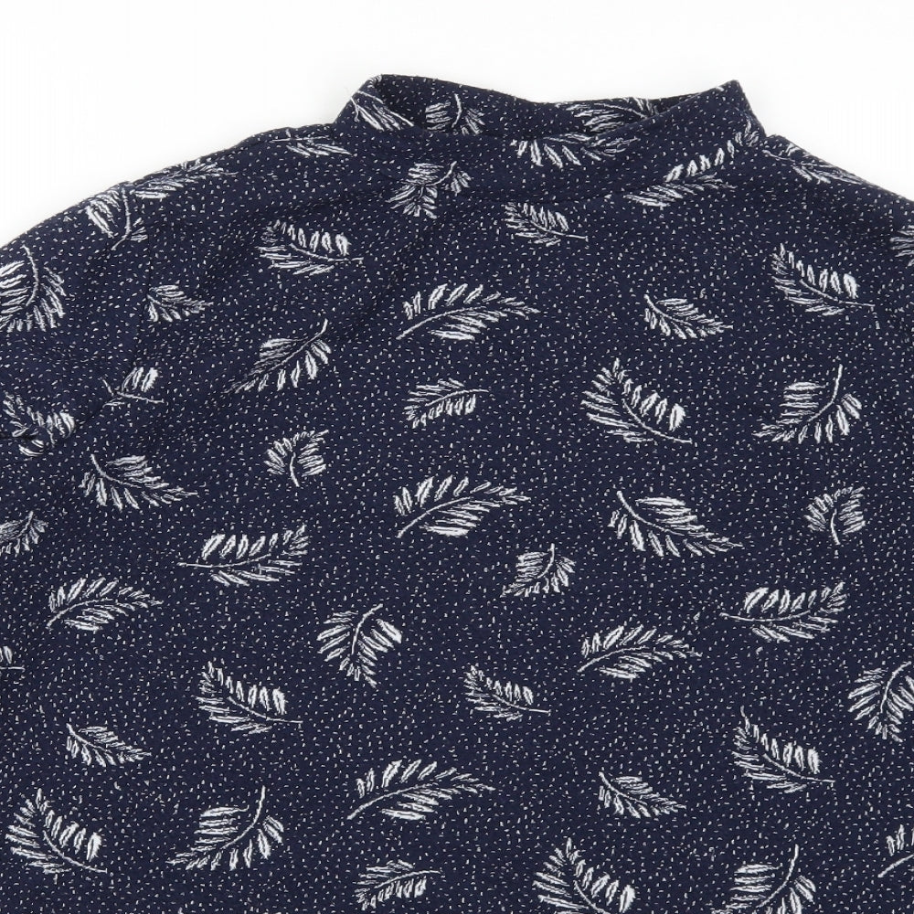 Isle Womens Blue   Pullover Sweatshirt Size 18  - Feather Print