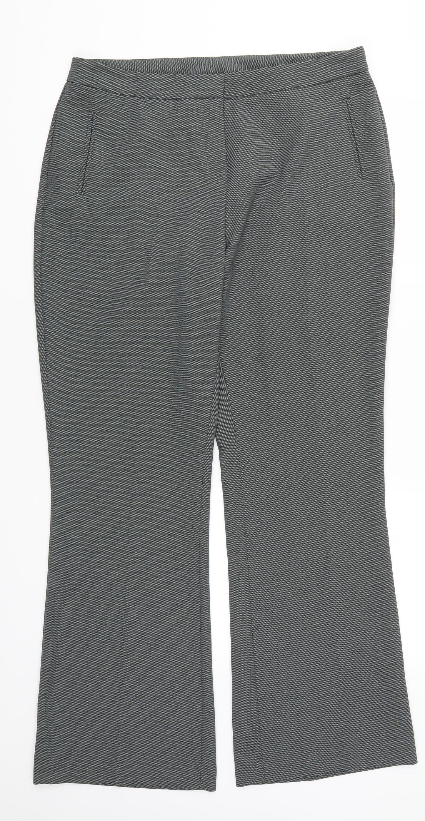 BHS Womens Grey   Trousers  Size 14 L30 in