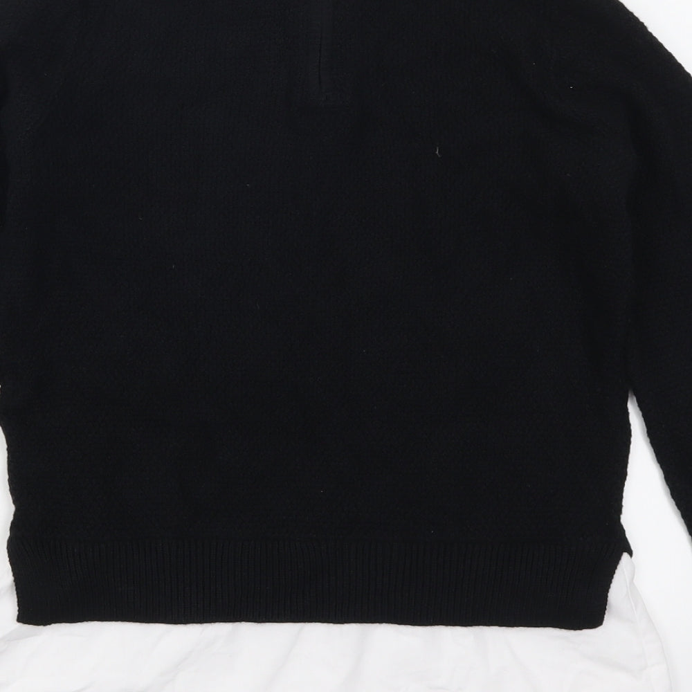 F&F Girls Black   Pullover Jumper Size 11-12 Years