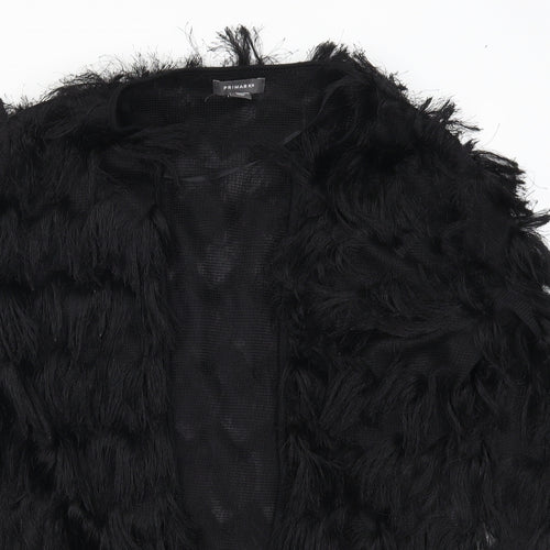 Primark Womens Black   Cardigan Jumper Size 10  - Fluffy