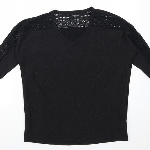F&F Womens Black   Pullover Jumper Size 6